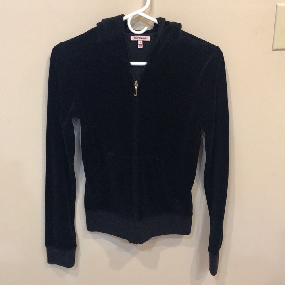 Juicy couture black with golden letter jacket